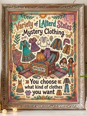 Boho Dream Mystery Box: Brand New Alterd States & Earthy Styles (Sizes M-L)